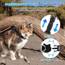 Load image into Gallery viewer, Airtag Cat Collar, Kitten Collar with Waterproof Airtag Holder, Lightweight GPS Cat Collar with Bell, Adjustable Breakaway Safety Buckle Collar for Cat Dog Kitten Puppy
