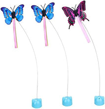 Load image into Gallery viewer, PETTOM Replacements for Cats Toy B0936T245Z Interactive Teaser Cats Toy Three Rotating Butterfly Funny Exercise Kitten Toy Pet Random Butterfly Toys Replacements Random Color (Replacements)
