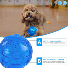 Charger l&#39;image dans la galerie, PETTOM Squeaky Dog Ball Toys - 3-Pack, Waterproof, Floating, Bouncy Rubber for Small Dogs
